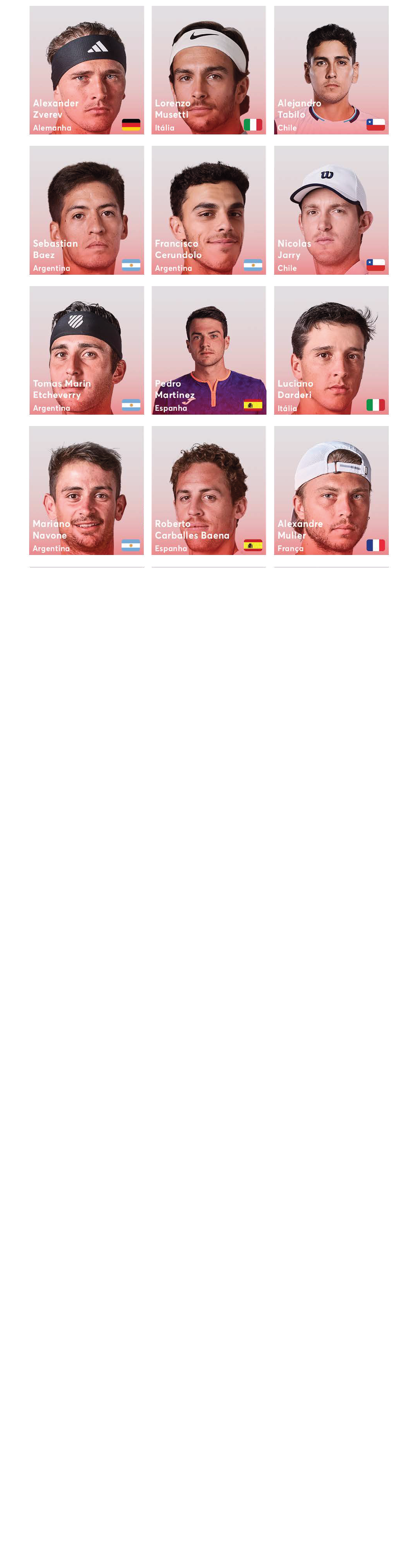 Rio Open 2025 singles players list